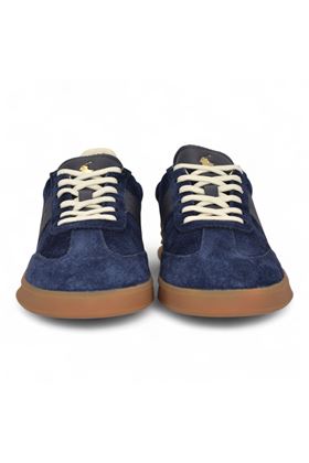 Sneaker uomo in camoscio colore blu. POLO RALPH LAURENT | 80997370-7002